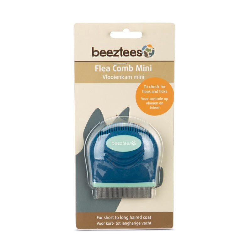  تصویر بسته بندی کک و کنه گیر سگ بیزتیز BeezTees Flea Comb Mini 