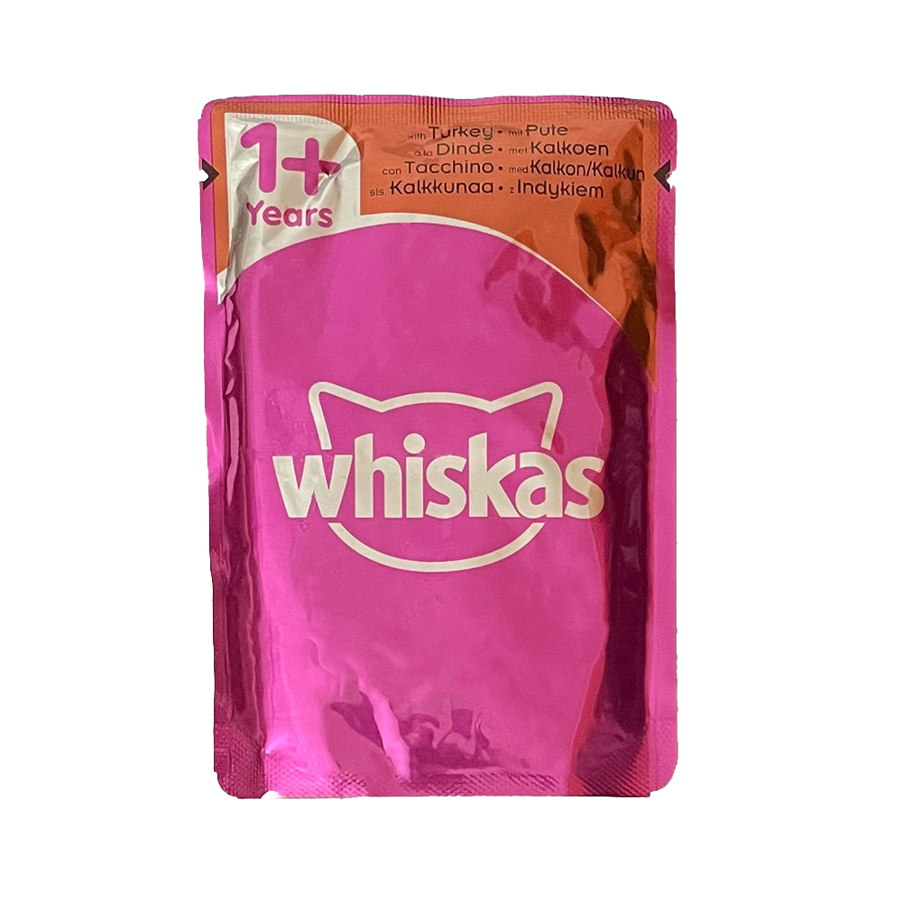  پوچ گربه ویسکاس Whiskas Pouch Meaty Selection بسته 4 عددی Turkey 