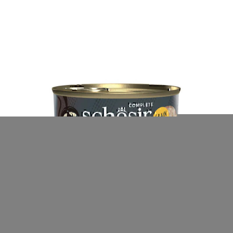  کنسرو غذای گربه افتر دارک شسیر با طعم مرغ Schesir After Dark Chicken In Paté بسته 12 عددی از روبه رو 