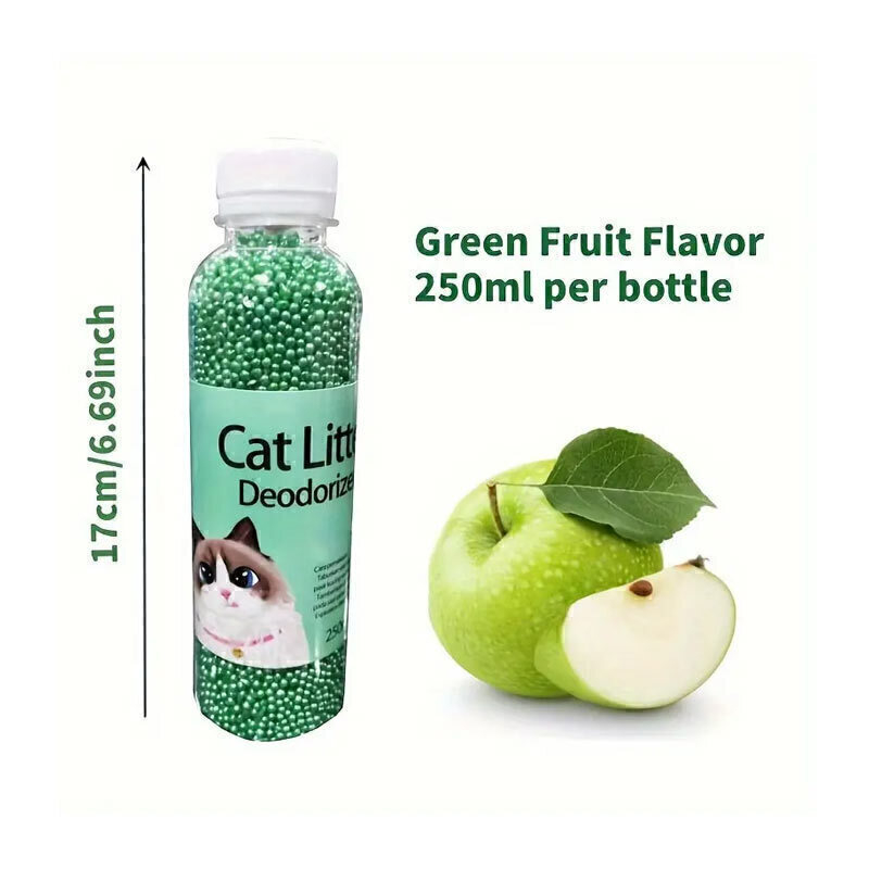 تصویر خوشبو کننده سیب خاک گربه Cat Litter Deodorizer وزن 300 گرم تصوی دوم