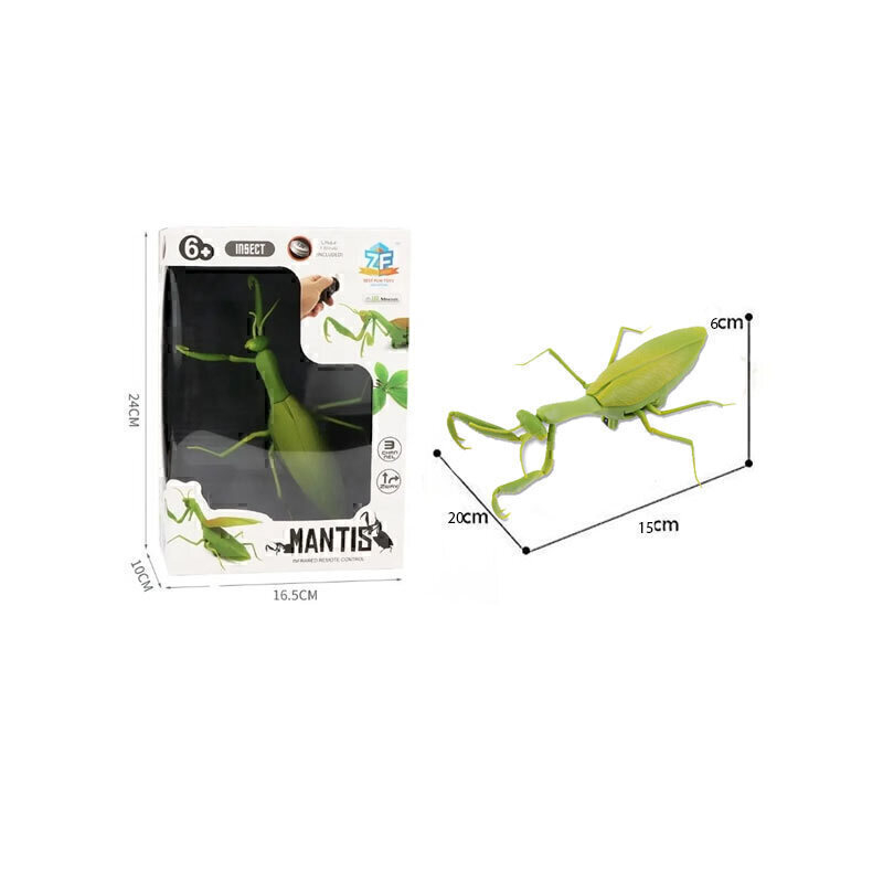 تصویر بسته بندی ملخ اسباب بازی حشرات متحرک سگ و گربه زد اف ZF Controller Insects Toy