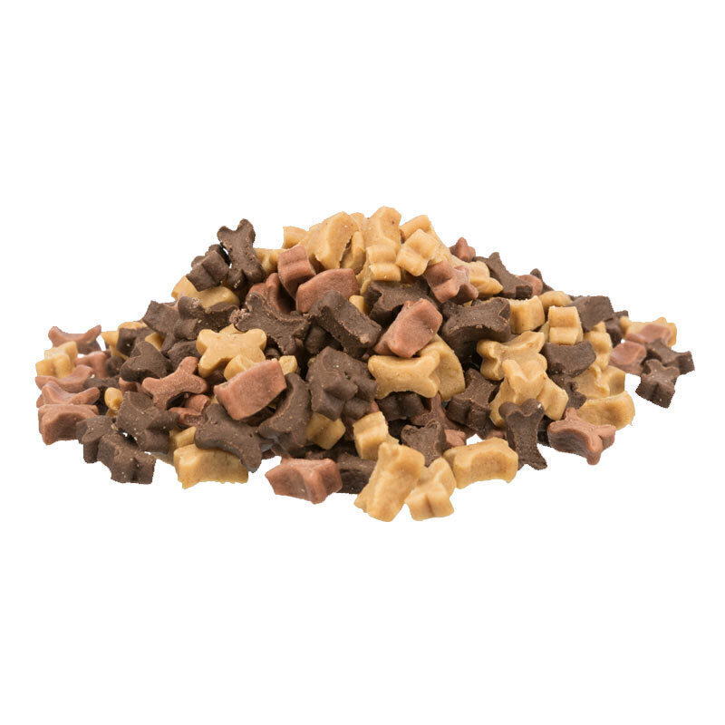  تصویر محتویات تشویقی سگ تریکسی مدل Junior Soft Snack Bones با مخلوط وزن 140 گرم 