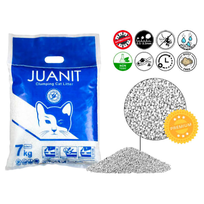  تصویر اطلاعات خاک گربه پریمیوم ژوانیت وزن 7 کیلوگرم 