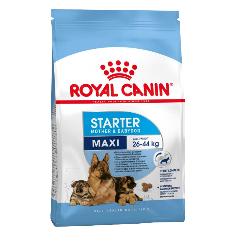  تصویر قدیم غذای خشک سگ رویال کنین مدل Royal Canin Maxi Starter وزن 15 کیلوگرم 