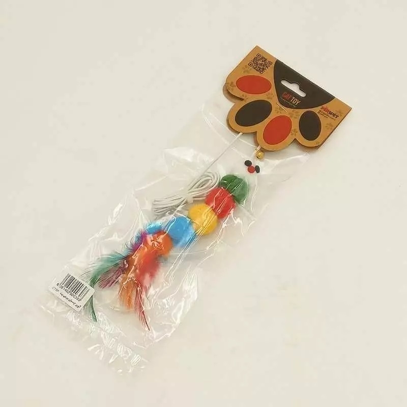  عکس بسته بندی اسباب بازی گربه پرس پت مدل آویز چسبان Perspet Cat Toy 