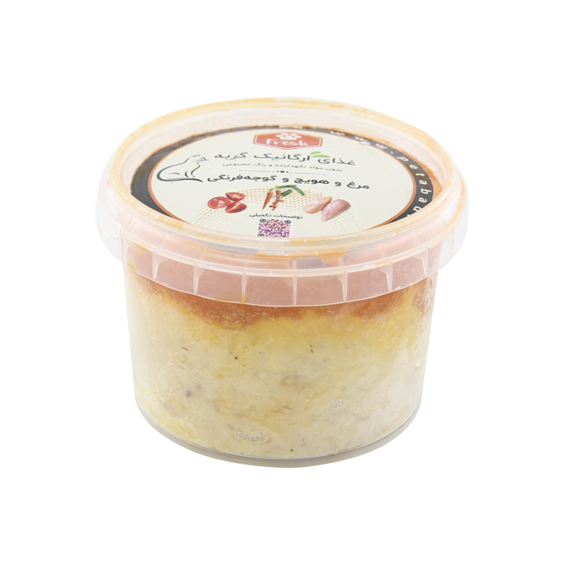  غذای ارگانیک پت آباد Fresh با طعم مرغ بسته 4 عددی مرغ و هویج و گوجه فرنگی 