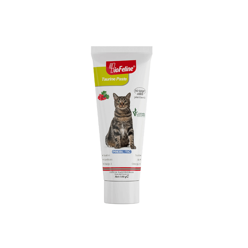  تصویر محصول خمیر تائورین گربه بیوفلاین BioFeline Taurine Paste وزن 100 گرم 