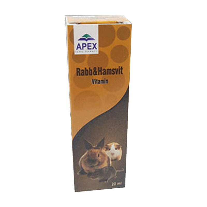 تصویر دوم قطره مولتی ویتامین جوندگان اپکس حجم ۳۰ میلی لیتر