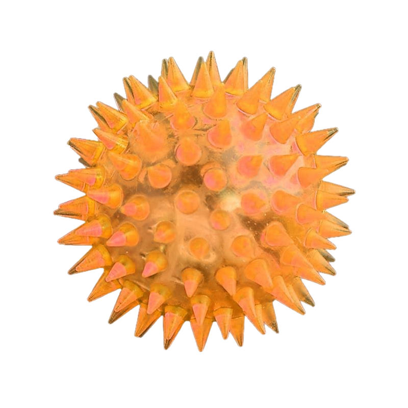  اسباب بازی حیوانات فانتزیا مدل Light Soft Ball سایز کوچک نارنجی کمرنگ 
