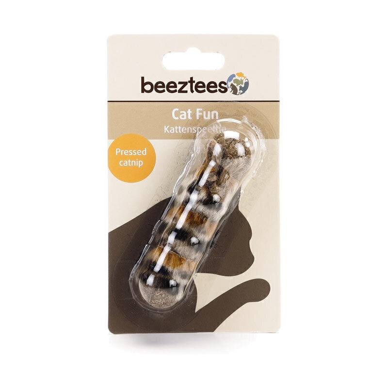 تصویر بسته بندی اسباب بازی کرم پشمالو گربه بیزتیس BeezTees Caterpillar Cat Toy