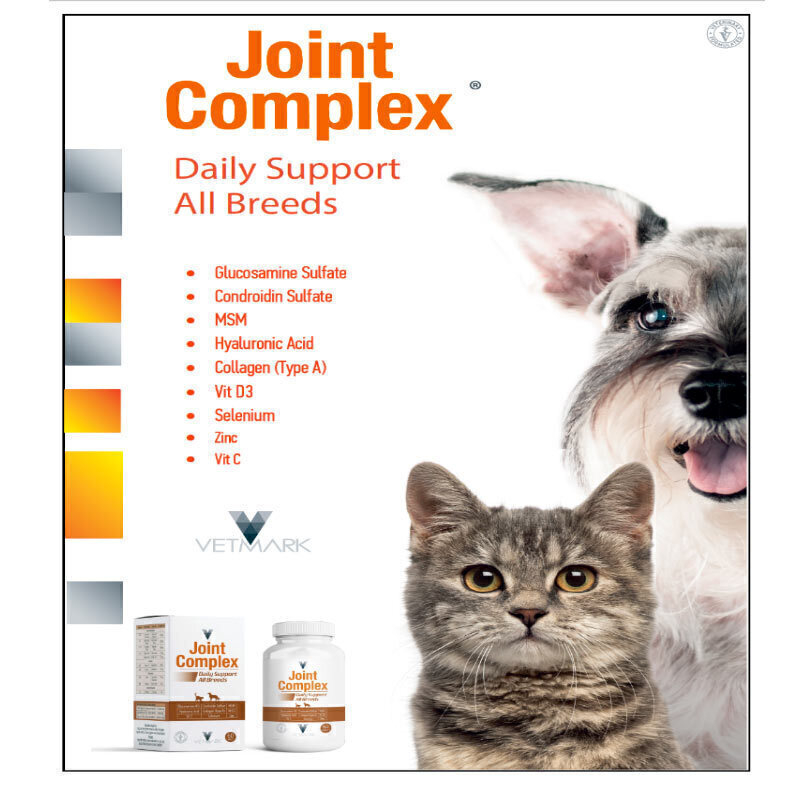 تصویر جزییات قرص تقویت کننده مفاصل وتمارک Vetmark Joint Complex Tablet بسته 60 عددی 