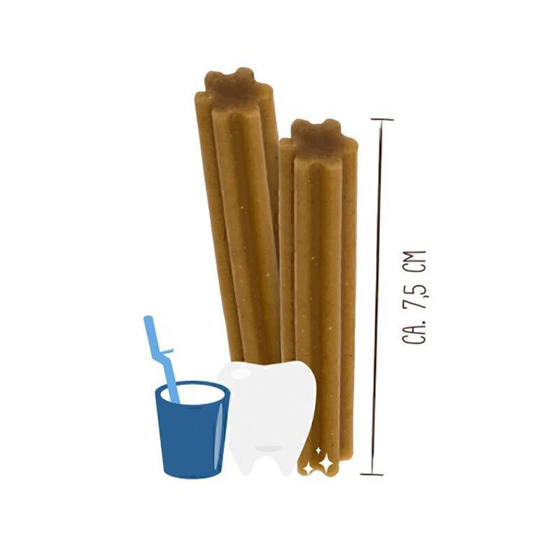  تصویر محتویات تشویقی دندانی سگ بوش Bosch Sammy’s Tooth Sticks وزن 300 گرم 