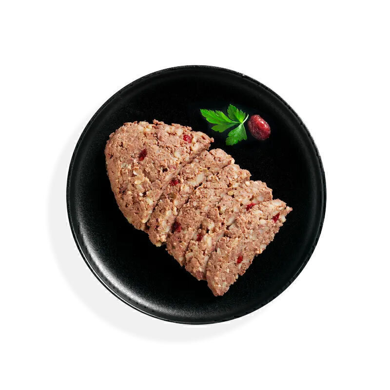  عکس محتویات پوچ سگ بلکاندو با طعم اردک, برنج و ذغال‌اخته Belcando Duck With Rice & Lingoberry 