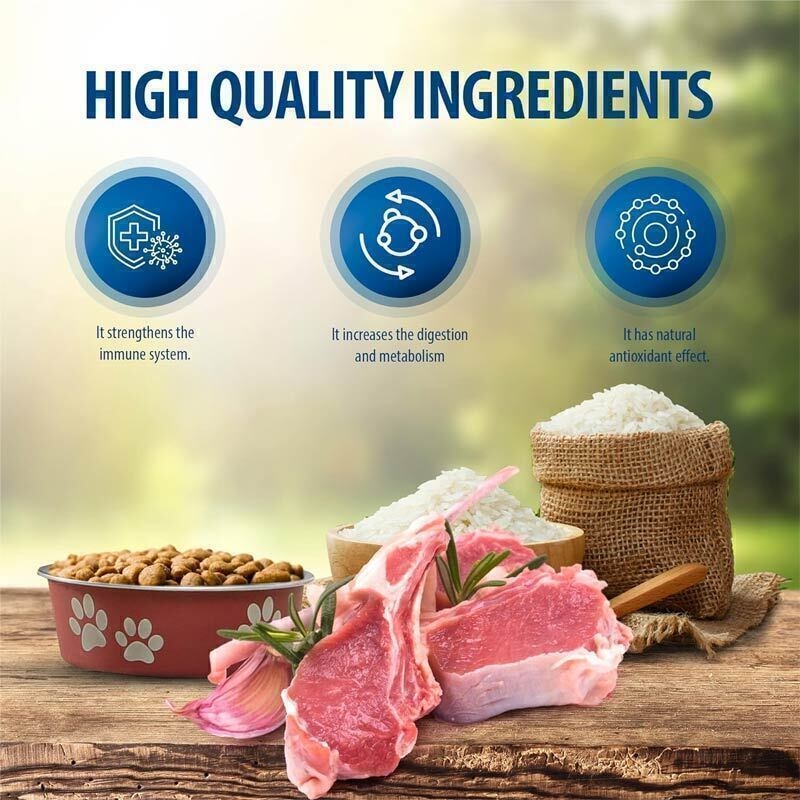  تصویر 4 توضیحات دوم غذای خشک گربه با طعم بره و برنج رفلکس پلاس Reflex Plus Adult Lamb & Rice وزن 1 کیلوگرم 