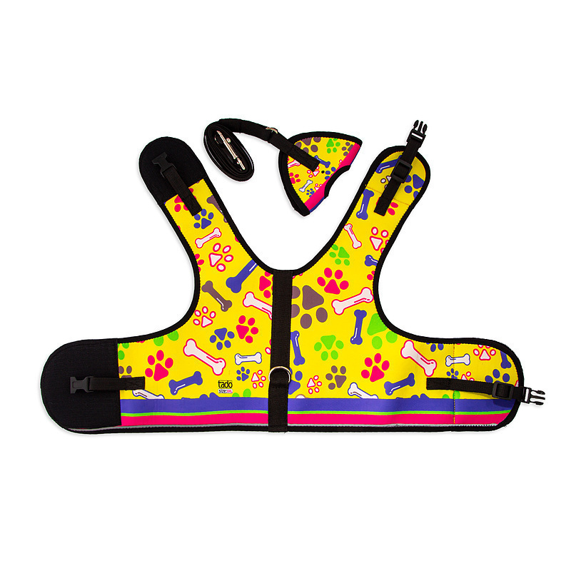  عکس قلاده کتفی سگ و گربه تادو Tado Shoulder Harness سایز S کد 04 