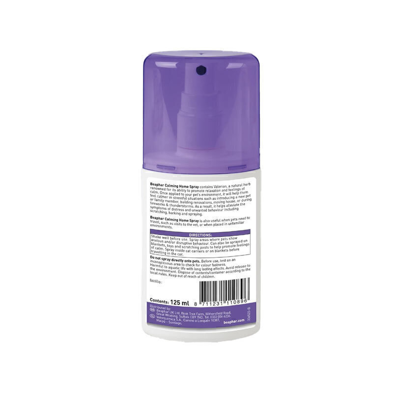  تصویر 2 اسپری آرامش بخش سگ و گربه بیفار Beaphar Dog & Cat Calming Home Spray حجم 125 میلی لیتر 