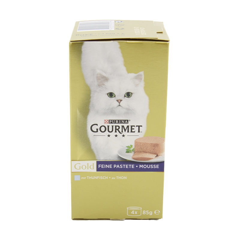  کنسرو غذای گربه گورمت با طعم ماهی تن Gourmet Gold Tuna بسته 4 عددی 2 