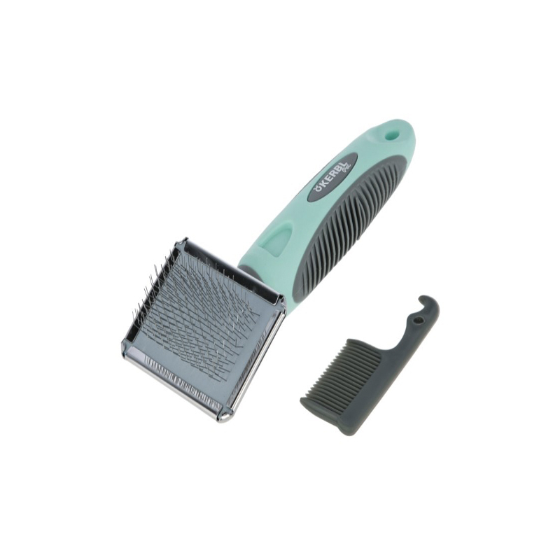  تصویر برس سگ یک طرفه کربل Kerbl Soft Wire Comb سایز S 