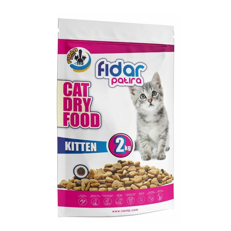  عکس بسته بندی غذای خشک بچه گربه فیدار مدل Kitten وزن 2کیلوگرم 