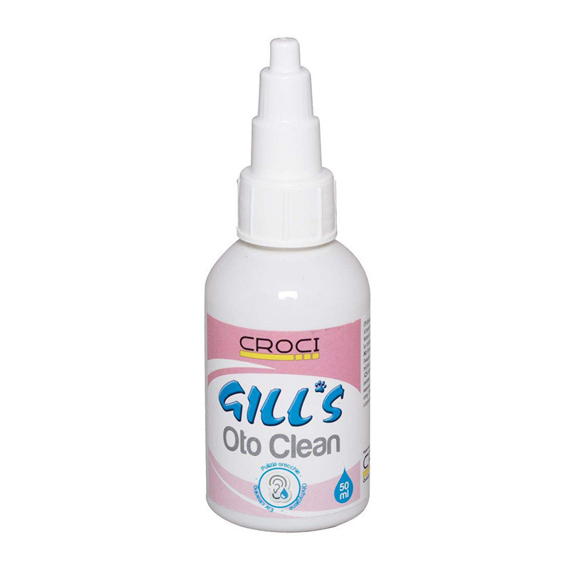  عکس قطره گوش سگ و گربه کروچی مدل Gills Oto Clean حجم 50 میلی لیتر 