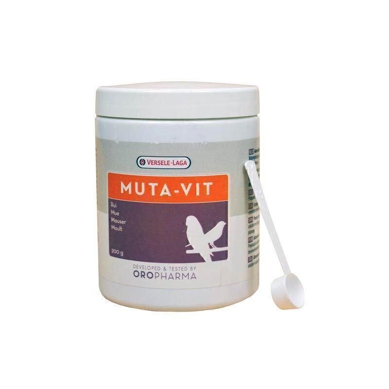  عکس قوطی مکمل غذایی مولتی ویتامین پرندگان ورسله‌ لاگا Versele-Laga Muta-vit وزن 200 گرم 