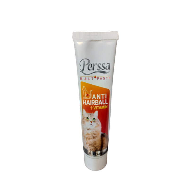 عکس خمیر مالت گربه پرسا مدل Anti Hairball وزن 110 گرم 