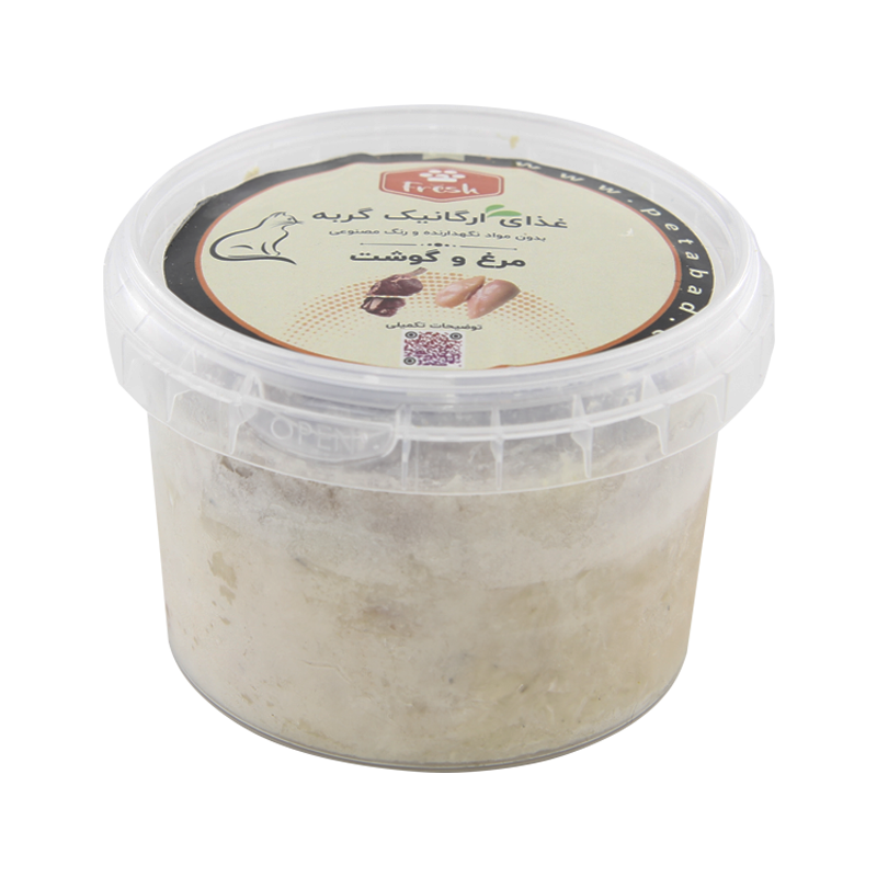  غذای ارگانیک پت آباد Fresh با طعم مرغ بسته 4 عددی مرغ و گوشت 