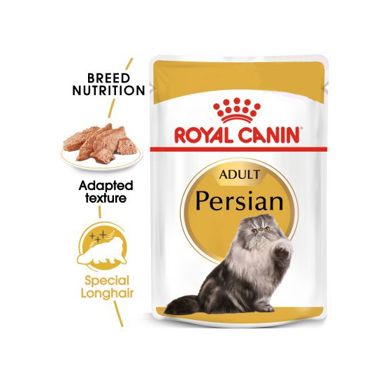  عکس جزییات پوچ گربه رویال کنین مدل Persian Adult وزن 85 گرم 