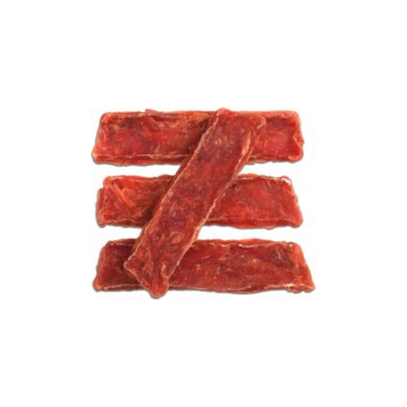  تصویر محتویات تشویقی سگ ونپی با طعم گوشت گوزن Wanpy Venison Jerky وزن 100 گرم 