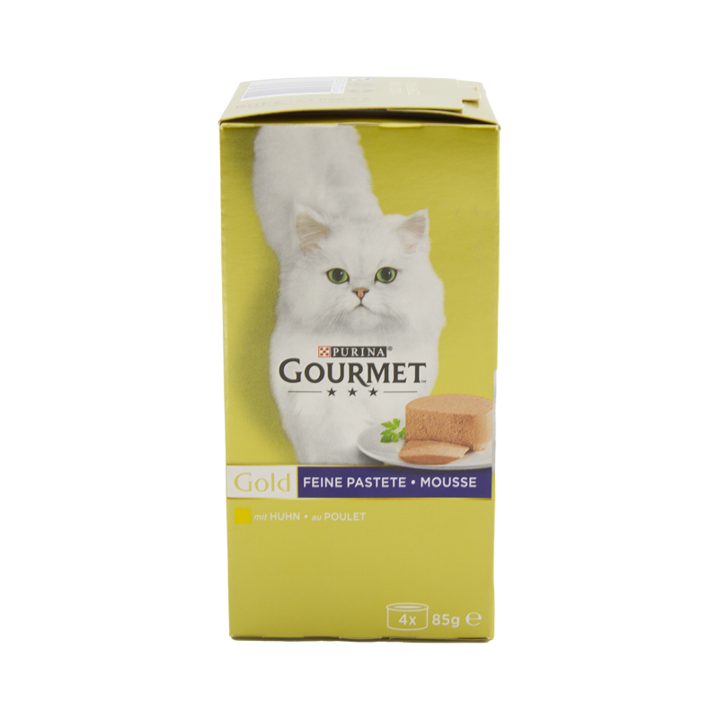 کنسرو غذای گربه گورمت با طعم مرغ Gourmet Gold Chicken بسته 4 عددی 2 