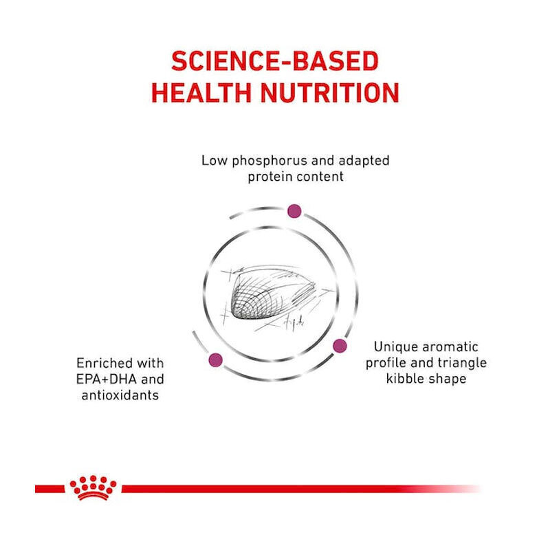  تصویر توضیحات دانه غذای خشک گربه رنال اسپشیال رویال کنین Royal Canin Renal Special وزن 2 کیلوگرم 