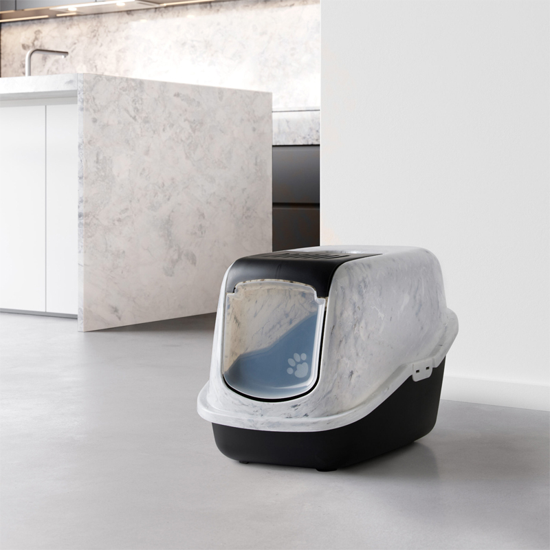 تصویر کاتالوگ ظرف خاک مسقف گربه نستور مرمر ساویک NESTOR MARBLE TOILET HOME 