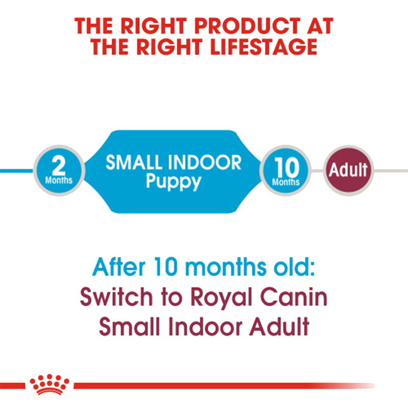  عکس ویژگی‌های غذای خشک توله سگ رویال کنین مدل Royal Canin Small Indoor Puppy/Chiot وزن ۱.۵ کیلوگرم 