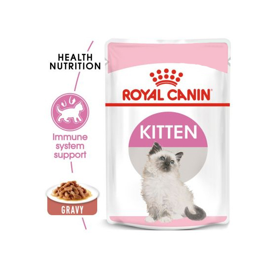  عکس توضیحات پوچ بچه گربه رویال کنین Royal Canin Kitten وزن 85 گرم 