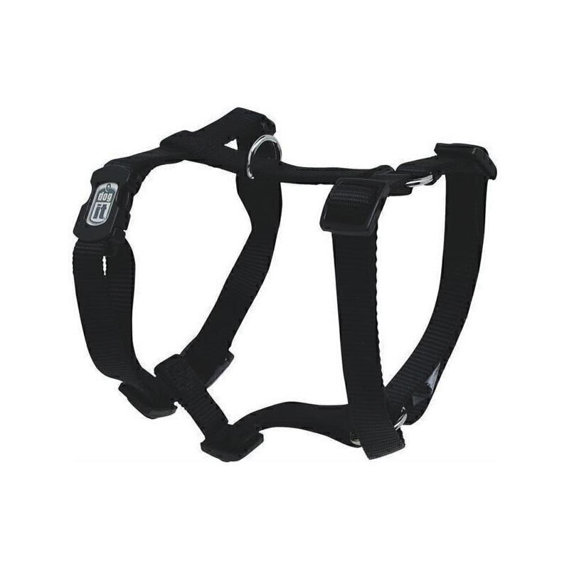  عکس قلاده کتفی تسمه ای بدون لید سگ هاگن Hagen Dogit Harness without Leash سایز M رنگ مشکی 