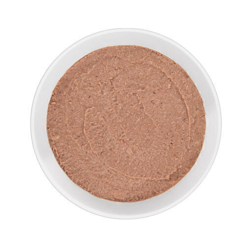  عکس محتویات و بافت داخل کنسرو غذای بچه گربه فیفورا با طعم میکس گوشت Fifora Kitten Pate Mix Premium وزن 100 گرم 