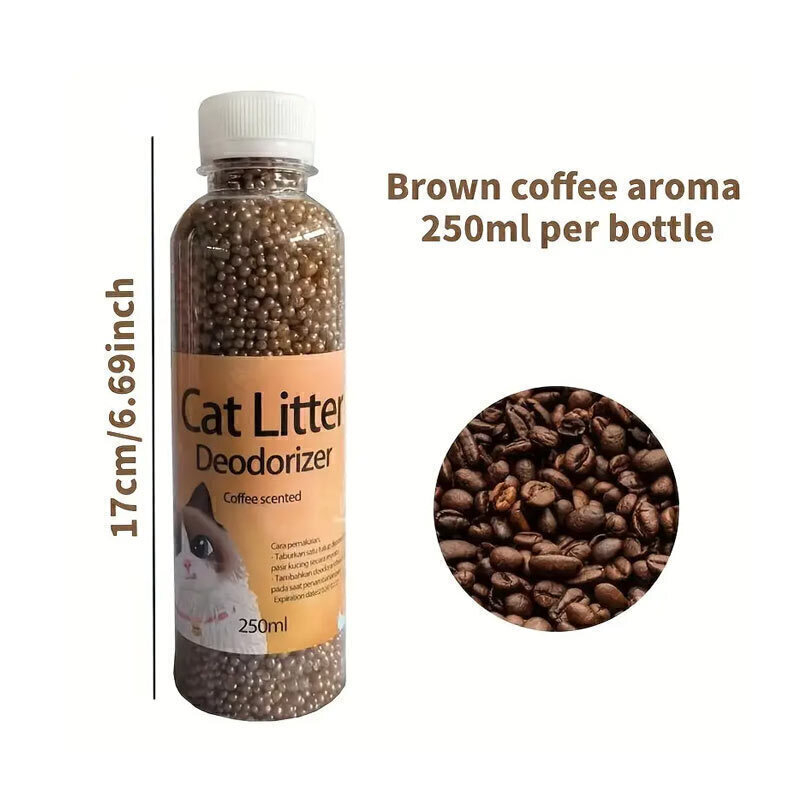 تصویر خوشبو کننده قهوه خاک گربه Cat Litter Deodorizer وزن 300 گرم تصویر دوم