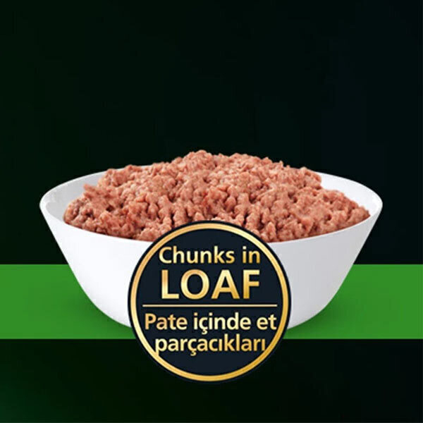  کنسرو غذای گربه با طعم مرغ رفلکس پلاس Reflex Plus Chicken Chunk in Loaf وزن 400 گرم 