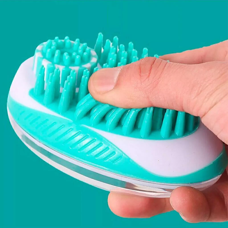  تصویر لایف استایل لیف تخم مرغی سگ و گربه راب ایز Rubeaz Soap Dispenser & Brush 
