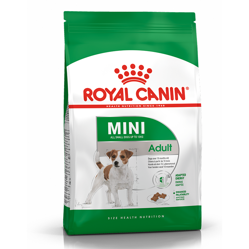 عکس بستهبندی غذای خشک سگ رویال کنین Royal Canin Mini Adult وزن 2 کیلوگرم