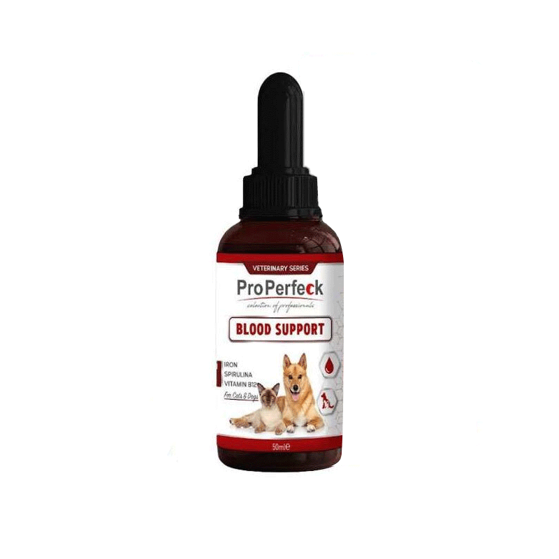  تصویر محصول قطره مکمل خون ساز سگ و گربه پروپرفک Properfeck Blood Support Drop حجم 50 میلی لیتر 