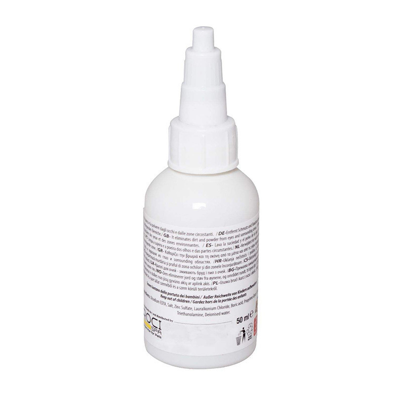  عکس پشت قطره چشم سگ و گربه کروچی مدل Gills Opto clean حجم 50 میلی لیتر 