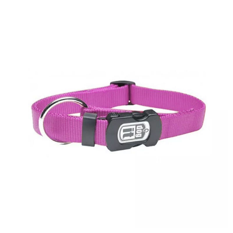  عکس قلاده گردنی تسمه ای بدون لید سگ هاگن Hagen Dogit Nylon Collar Without Leash سایز L رنگ بنفش 