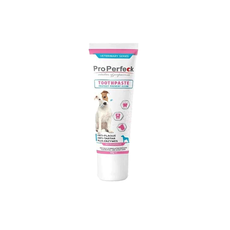  تصویر محصول خمیر دندان سگ پروپرفک ProPerfeck ToothPaste Dog وزن 100 گرم 