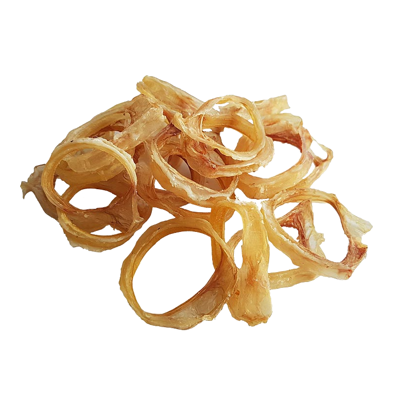  عکس محصول تشویقی سگ هاپومیل مدل Beef Trachea وزن 100 گرم 