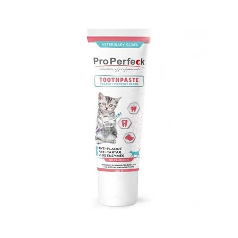 تصویر خمیر دندان گربه پروپرفک ProPerfeck ToothPaste Cat وزن 100 گرم 