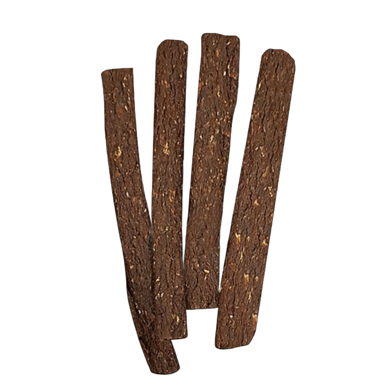  تصویر محتویات تشویقی گربه هاپومیل مدل Sprat Soft Strips وزن 100 گرم 
